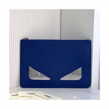 [펜디]Fendi 2021 Men's Leather Clutch Bag,30cm 