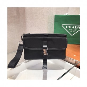 [프라다] Prada 2020 Men's Nylon Clutch Bag,23cm 