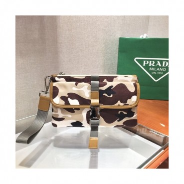 [프라다] Prada 2020 Men's Nylon Clutch Bag,23cm 