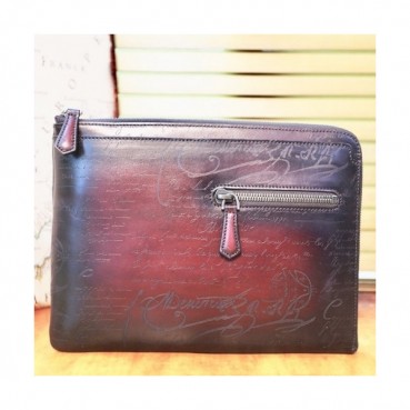 [벨루티] Berluti Custom Nino Gm Leater Clutch Bag, 28cm 