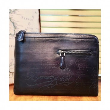 [벨루티] Berluti Custom Nino Gm Leater Clutch Bag, 28cm 