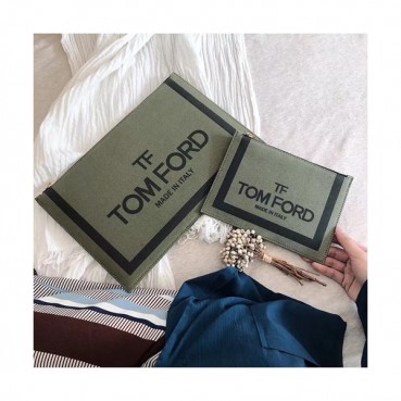 Tom Ford 2020 Denim Clutch Bag,21/34cm 