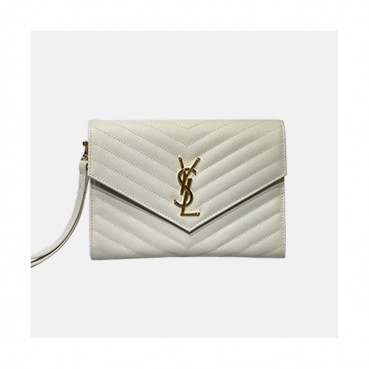 Saint Laurent 2020 Leather Clutch Bag,21CM 