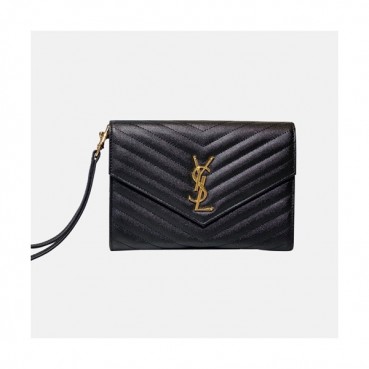 Saint Laurent 2020 Leather Clutch Bag,21CM 