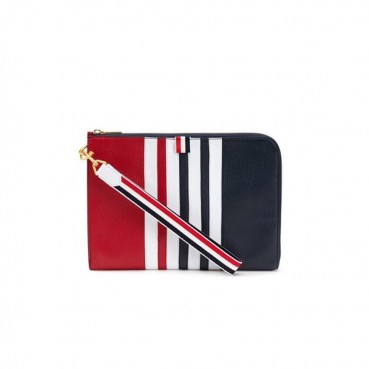 Thom Browne 2020 Leather Clutch Bag ,30.5cm 