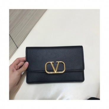 Valentino 2020 Leather Clutch Bag,21.5CM 