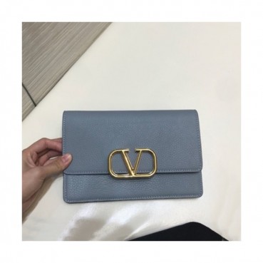 Valentino 2020 Leather Clutch Bag,21.5CM 