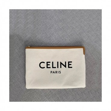 Celine 2020 Canvas Clutch Bag,34CM 
