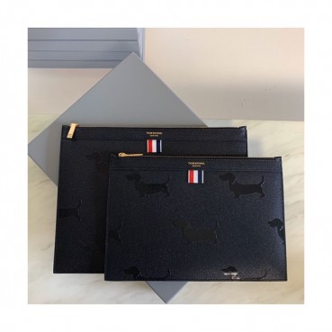 Thom Browne 2020 Leather Clutch Bag ,30/33cm 