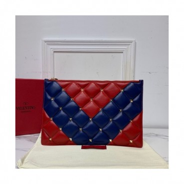 Valentino 2020 Leather Clutch Bag,30CM 