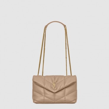 입생로랑 여성 루루 푸퍼 퀄팅 체인백 