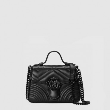 구찌 여성 GG 마몬트 스몰 핸드백 