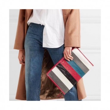 Balenciaga 2020 Graffiti Classic Clutch Bag,32CM 