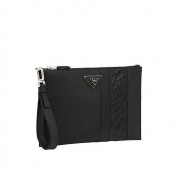 Prada 2019 Mens Clutch Bag,28CM 