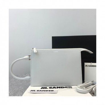 Jil Sander 2019 Tootie Leather Clutch Bag / Tote Shoulder Bag,23cm 