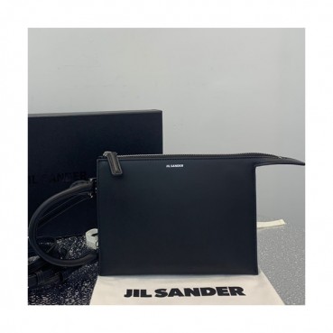 Jil Sander 2019 Tootie Leather Clutch Bag / Tote Shoulder Bag,23cm 