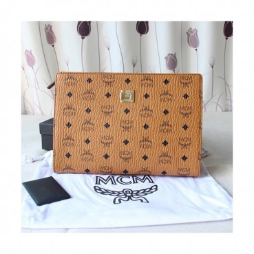 MCM 2019 Visetos Clutch Bag,28cm 