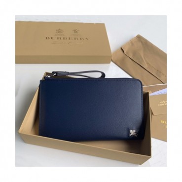 Burberry 2019 Leather Clutch Bag , 21cm 