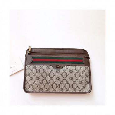 Gucci 2019 Ophidia Supreme Clutch Bag ,31CM 