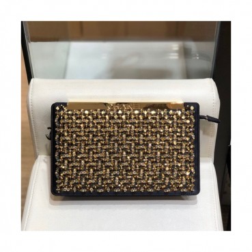 Chanel 2019 Leather Clutch Bag,26CM 