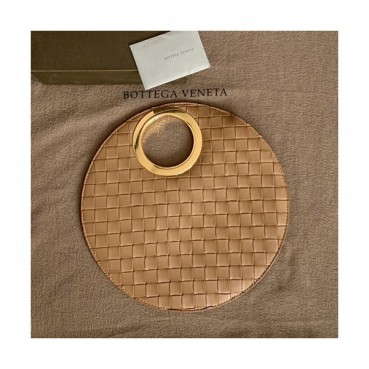 Bottega Veneta 2019 Rim In Maxi Intreccio Leather Clutch Bag,27cm 