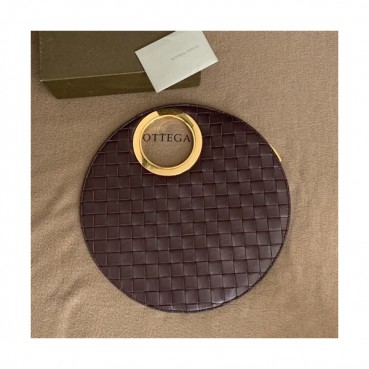 Bottega Veneta 2019 Rim In Maxi Intreccio Leather Clutch Bag,27cm 