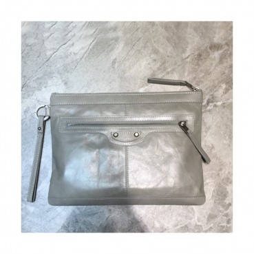 Balenciaga 2019 Leather Clutch Bag,33/37CM 