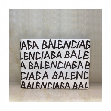 Balenciaga 2019 Leather Clutch Bag,34CM 