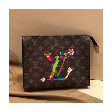 Louis Vuitton 2019 Monogram Clutch Bag,26cm 