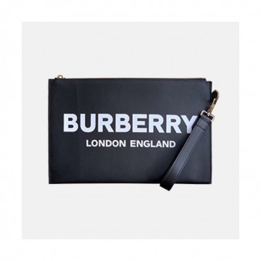 Burberry 2019 Leather Clutch Bag , 30cm 