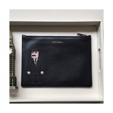 Dolce&Gabbana 2019 Leather Clutch Bag 