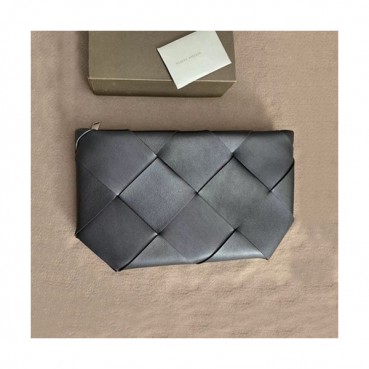 Bottega Veneta 2019 Leather Clutch Bag,35cm 