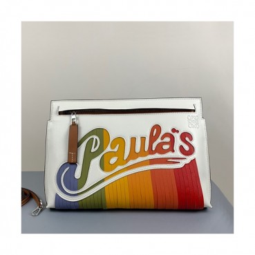 [매력 만점]Loewe 2019 Leather Clutch Bag,29.5CM 