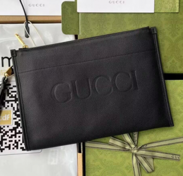 Gucci 2023 Leather Clutch Bag ,30CM 