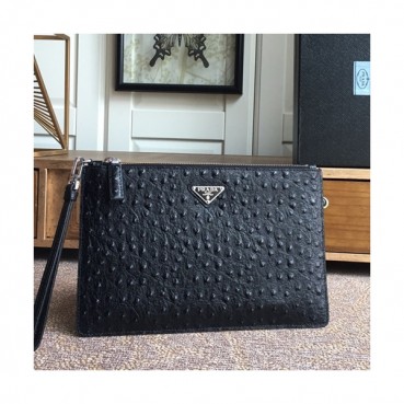 Prada 2019 Mens Clutch Bag,28CM 