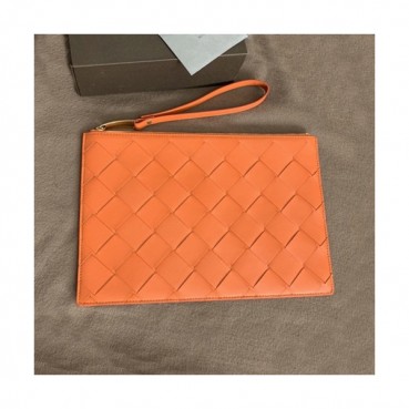 Bottega Veneta 2019 Leather Clutch Bag,30cm 