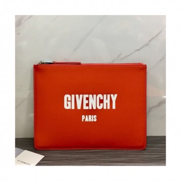 Givenchy 2019 Leather Clutch Bag,30cm 