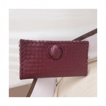 Bottega Veneta 2019 Leather Clutch Bag,27cm 
