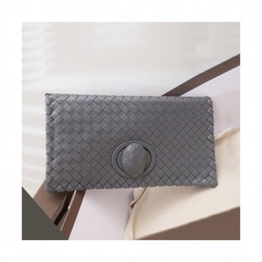 Bottega Veneta 2019 Leather Clutch Bag,27cm 