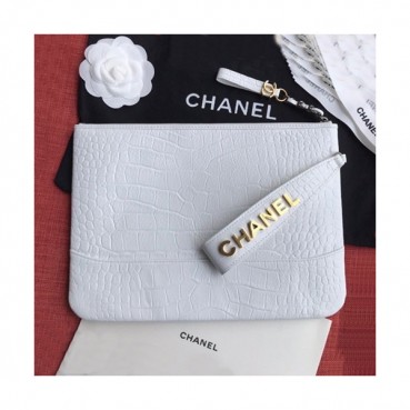 Chanel 2019 Leather Women Clutch Bag ,27.5CM 