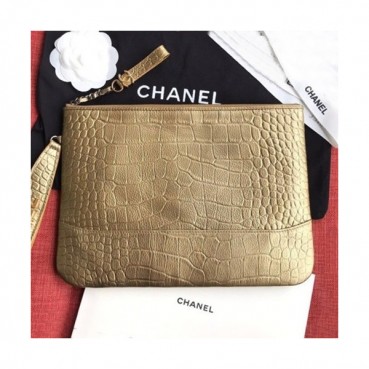 Chanel 2019 Leather Women Clutch Bag ,27.5CM 