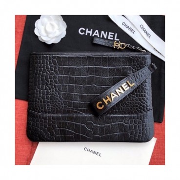 Chanel 2019 Leather Women Clutch Bag ,27.5CM 