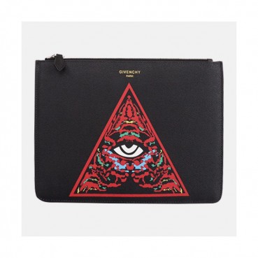 Givenchy 2019 Leather Clutch Bag,30cm 