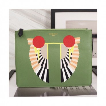 Givenchy 2019 Leather Clutch Bag,30cm 