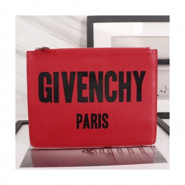 Givenchy 2019 Leather Clutch Bag,30cm 