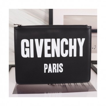 Givenchy 2019 Leather Clutch Bag,30cm 