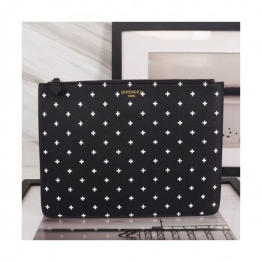 Givenchy 2019 Leather Clutch Bag,30cm 