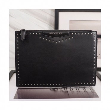 Givenchy 2019 Leather Clutch Bag,32cm 