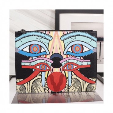 [시선강탈!!]Givenchy 2019 Leather Clutch Bag,30cm 