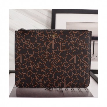 Givenchy 2019 Leather Clutch Bag,30cm 